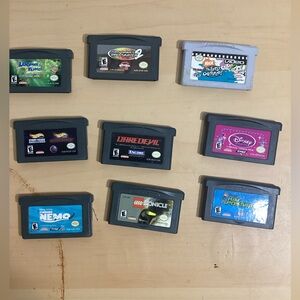 Lot of 9 Gameboy Advance Games